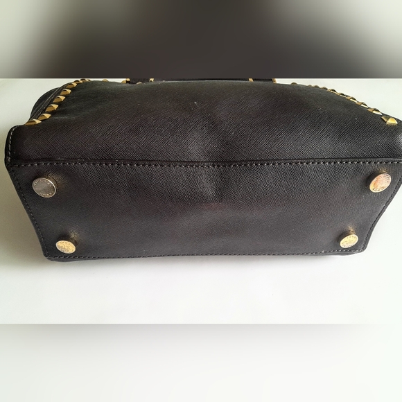 SOLD!!!Michael Kors Selma Studded Dark Brown Handbag - Picture 12 of 14